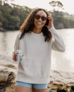 Passenger Knitwear|Winter Road Trip Essentials>Cove Recycled Knitted Jumper Off White