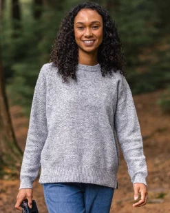 Passenger Knitwear|Women's Outlet>Cove Recycled Knitted Jumper Grey Marl