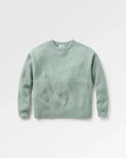 Passenger Knitwear|Winter Road Trip Essentials>Cove Recycled Knitted Jumper Pistachio