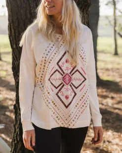 Passenger Tops & T-Shirts|Women's Outlet>Craft Organic Cotton LS T-Shirt Off White