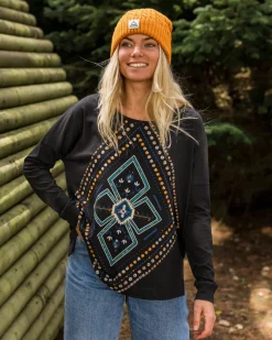 Passenger Tops & T-Shirts|Women's Outlet>Craft Organic Cotton LS T-Shirt Black