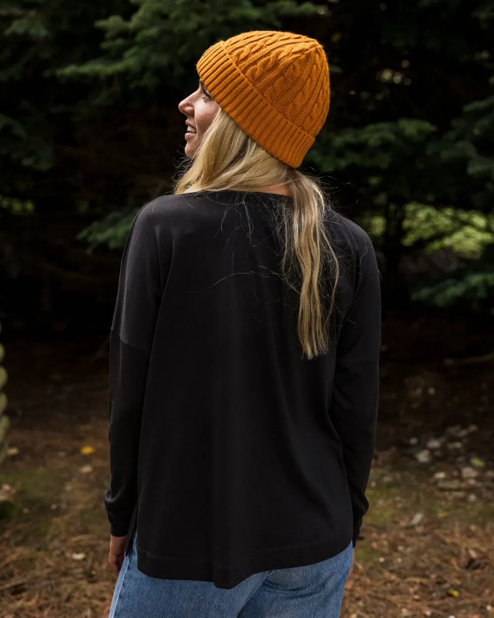 Passenger Tops & T-Shirts|Women's Outlet>Craft Organic Cotton LS T-Shirt Black