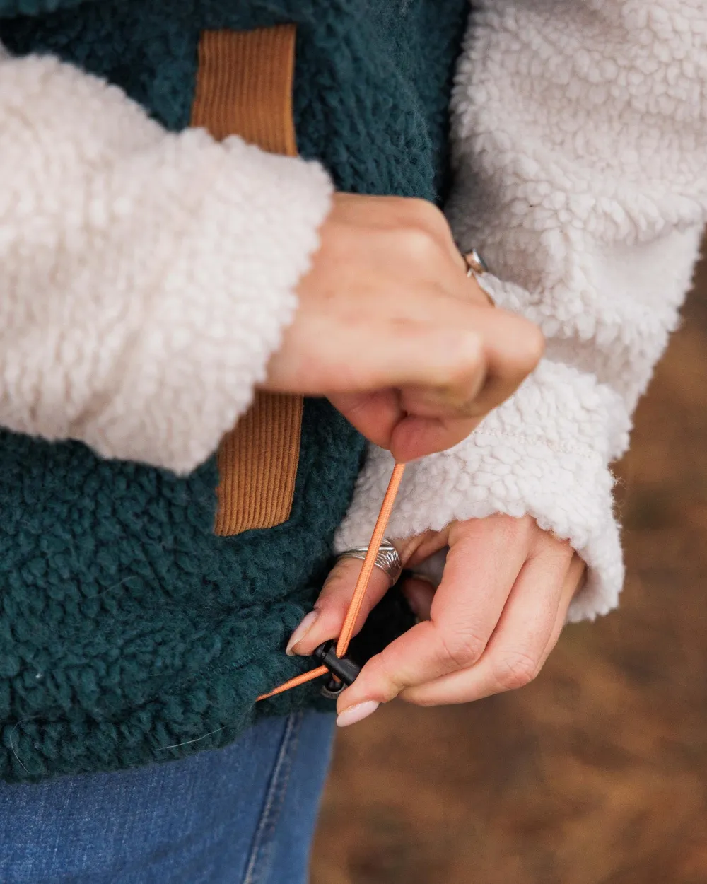 Passenger Fleece|Fleece>Create Recycled Deep-Pile Sherpa Fleece Mediterranean