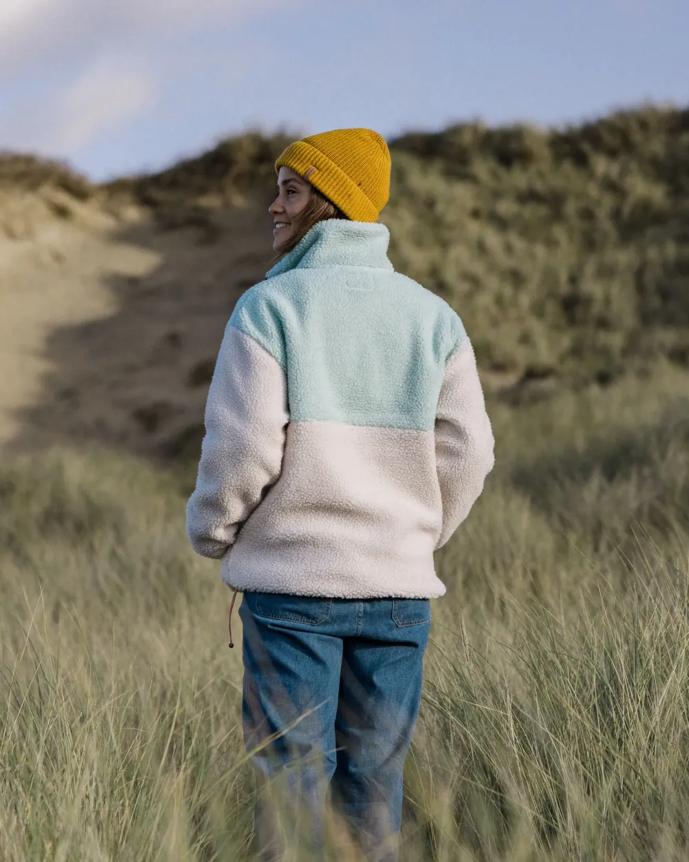 Passenger Fleece|Fleece>Create Recycled Deep-Pile Sherpa Fleece Vintage White