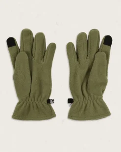 Passenger Accessories|Gloves>Daytrip Recycled Polar Fleece Touch Screen Gloves Khaki