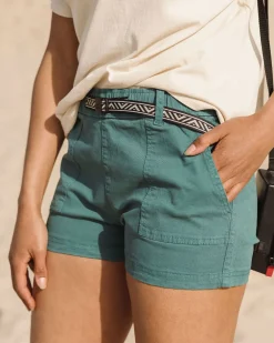 Passenger Shorts|Women's Outlet>Del Sur Organic Cotton Short Mediterranean