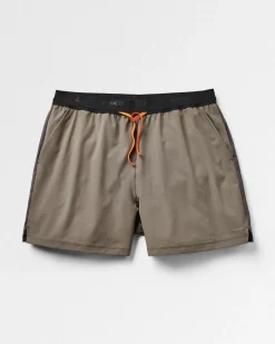 Floris van Bommel Shorts|Activewear>Descent Trail Recycled Shorts Dusty Olive