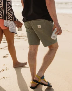 Floris van Bommel Shorts|Best Sellers>Drifter Cord Short Pistachio