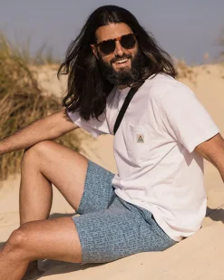 Floris van Bommel Shorts|Men's Outlet>Drifter Walk Short Blue Mini Geo