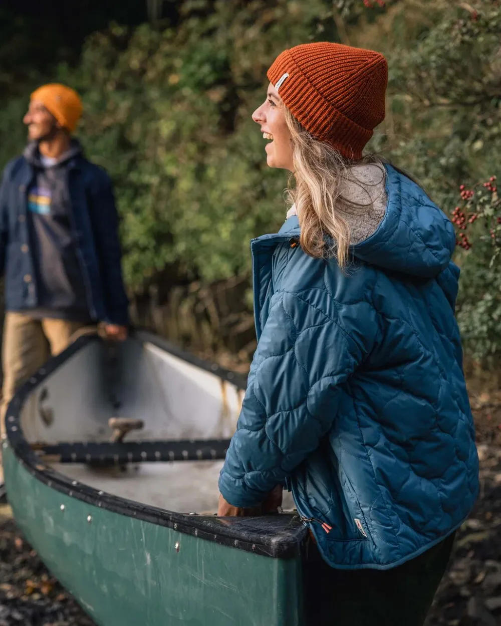 Passenger Insulated|Women's Outlet>Earthy Recycled Sherpa Lined Insulated Jacket Washed Blue