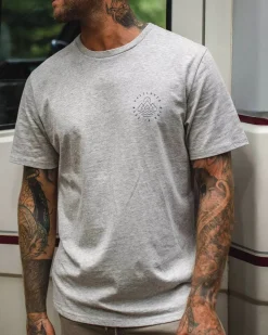 Passenger T-Shirts & Tank Tops|Best Sellers>Escapism Recycled Cotton T-Shirt Grey Marl