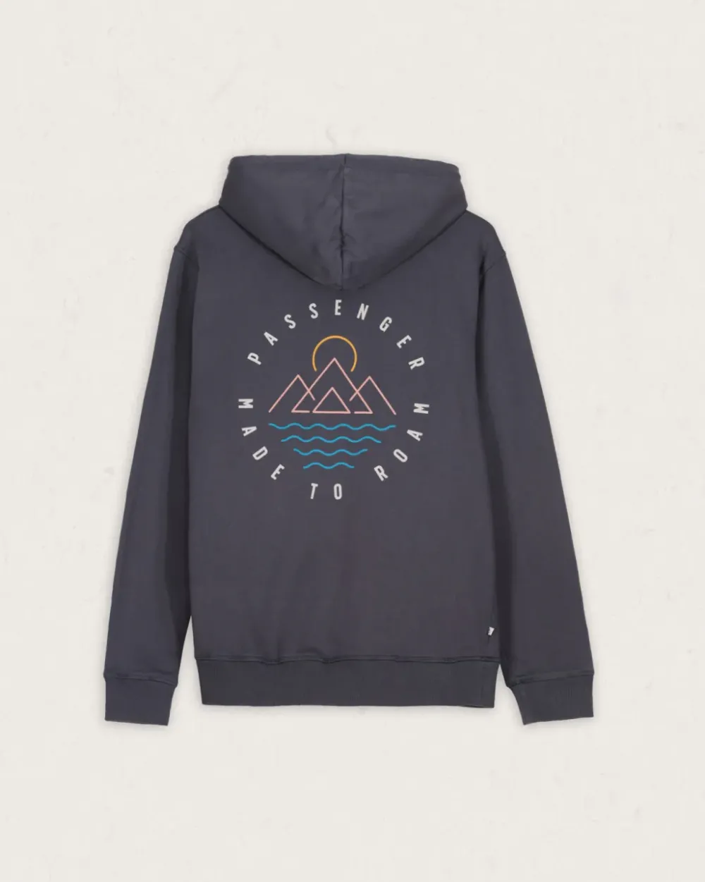 Passenger Hoodies & Sweatshirts|Best Sellers>Escapism Recycled Cotton Hoodie Faded Black