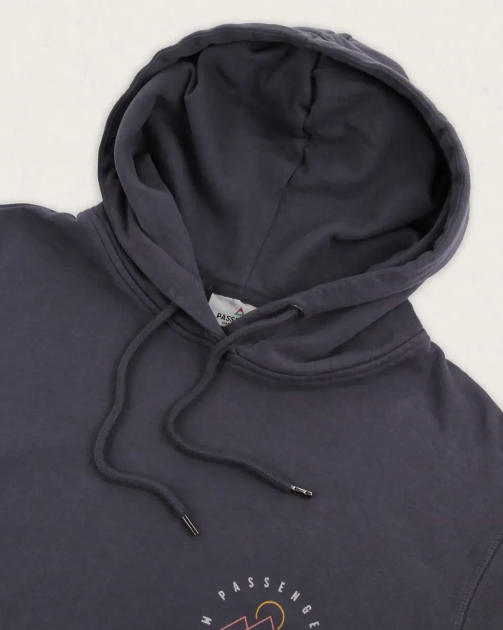 Passenger Hoodies & Sweatshirts|Best Sellers>Escapism Recycled Cotton Hoodie Faded Black