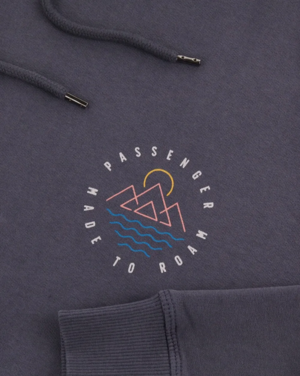 Passenger Hoodies & Sweatshirts|Best Sellers>Escapism Recycled Cotton Hoodie Faded Black