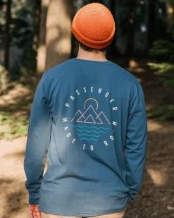 Passenger T-Shirts & Tank Tops|Best Sellers>Escapism Recycled LS T-Shirt Dark Denim