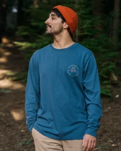 Passenger T-Shirts & Tank Tops|Best Sellers>Escapism Recycled LS T-Shirt Dark Denim