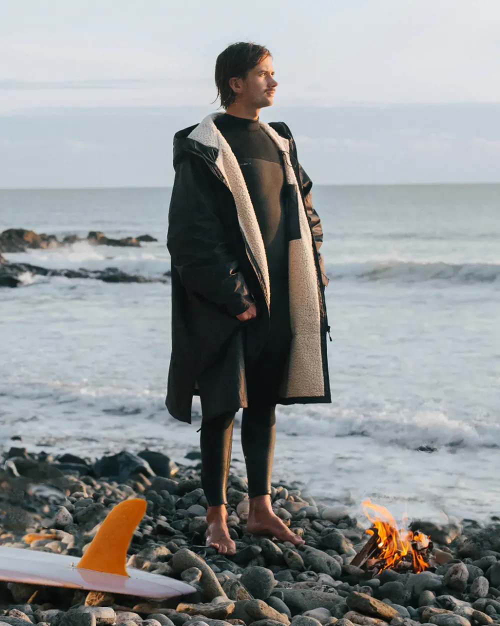 Floris van Bommel Outdoor Living|Outdoor Living>Escapism Recycled Sherpa Lined Changing Robe Black