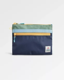 Floris van Bommel Accessories|Backpacks & Bags>Essentials Recycled Pouch Green/Blue/Navy