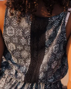 Passenger Jumpsuits & Playsuits|Dungarees & Pants>Eva Recycled Cotton Jumpsuit Tile Dark Denim