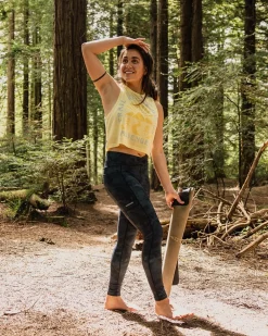 Passenger Tank Tops|Tops & T-Shirts>Exhale Active Recycled Tank Top Hazy Yellow