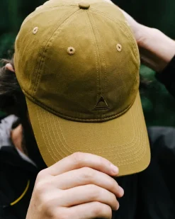 Passenger Accessories|Caps & Hats>Fade Recycled Cotton Low Profile 6 Panel Cap Mustard Gold