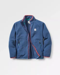 Passenger Fleece|Fleece>Fairbanks 2.0 Full Zip Recycled Sherpa Fleece Dark Denim