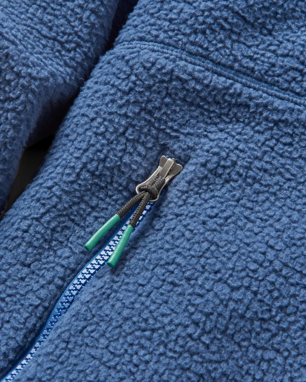 Passenger Fleece|Fleece>Fairbanks 2.0 Full Zip Recycled Sherpa Fleece Dark Denim