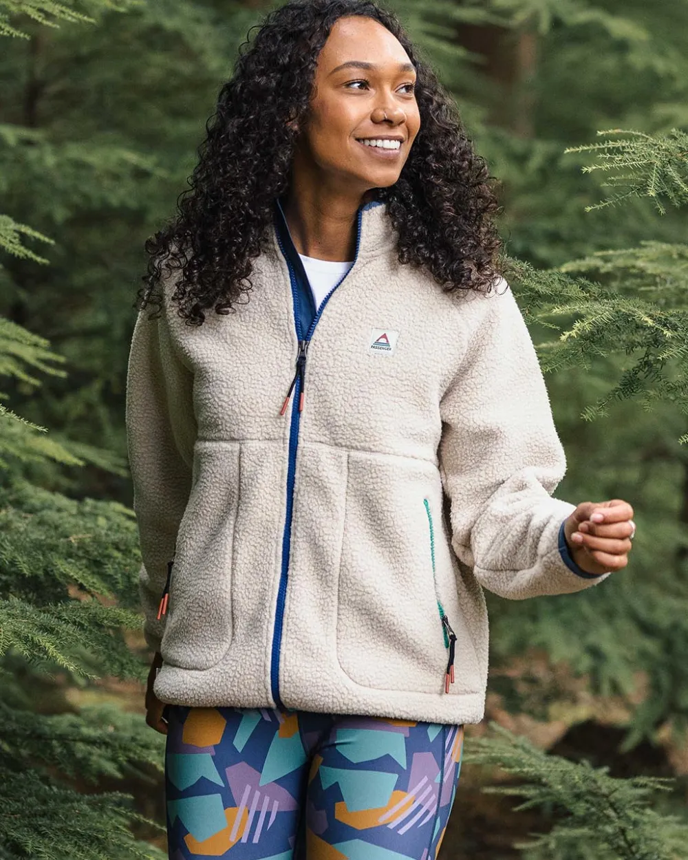 Passenger Fleece|Fleece>Fairbanks 2.0 Full Zip Recycled Sherpa Fleece Oatmeal