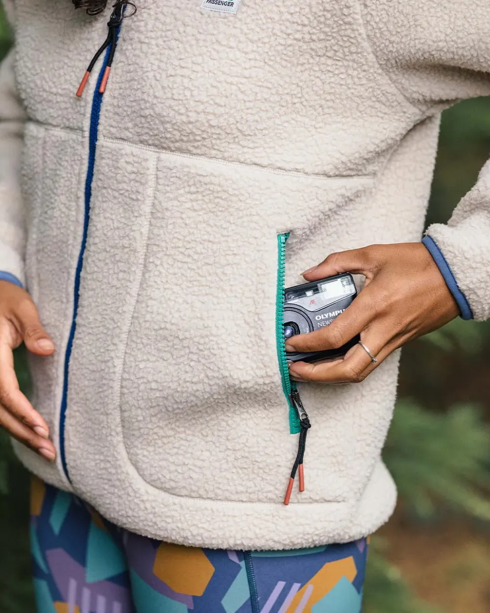 Passenger Fleece|Fleece>Fairbanks 2.0 Full Zip Recycled Sherpa Fleece Oatmeal