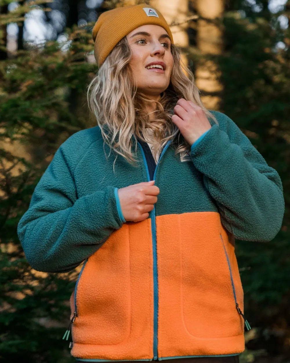 Passenger Fleece|Fleece>Fairbanks 2.0 Full Zip Recycled Sherpa Fleece Apricot