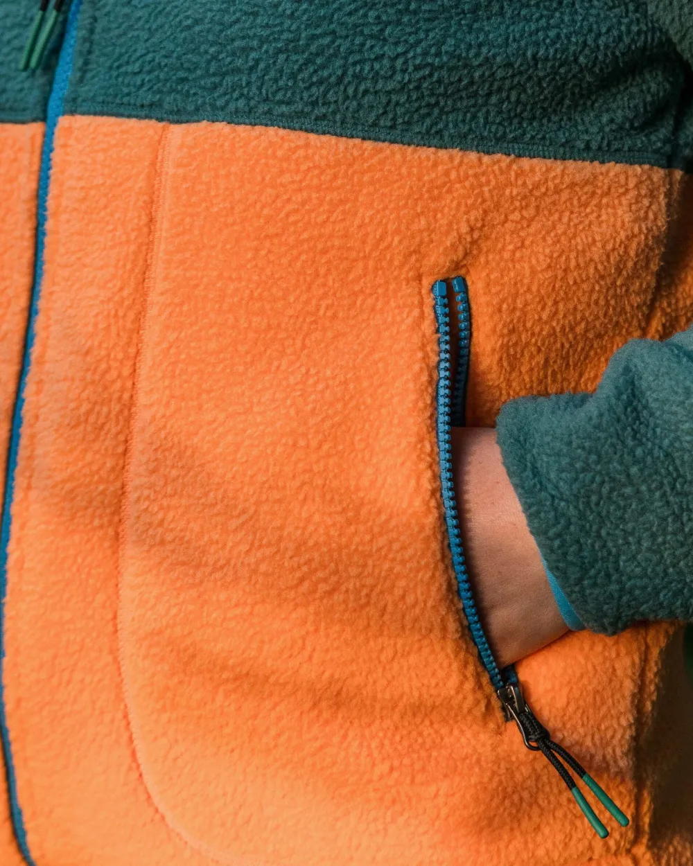 Passenger Fleece|Fleece>Fairbanks 2.0 Full Zip Recycled Sherpa Fleece Apricot