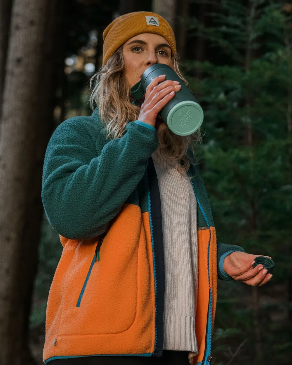 Passenger Fleece|Fleece>Fairbanks 2.0 Full Zip Recycled Sherpa Fleece Apricot