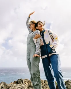 Passenger Dungarees & Pants|Women's Outlet>Faye Organic Cotton Dungarees Pistachio