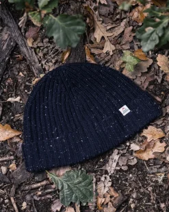 Floris van Bommel Beanies|Beanies>Fisherman 2.0 Recycled Cotton Beanie Deep Navy