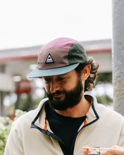 Floris van Bommel Caps & Hats|Caps & Hats>Fixie Recycled 5 Panel Cap Grape Multi