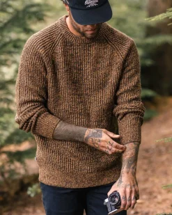 Passenger Winter Road Trip Essentials|Best Sellers>Fog Recycled Knitted Jumper Dusty Ochre