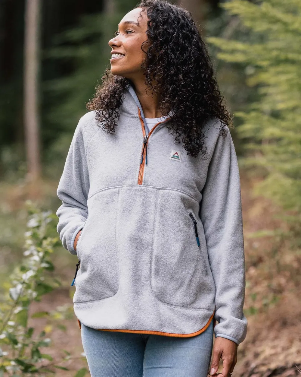Passenger Fleece|Fleece>Folksy Recycled Polar Fleece Grey Marl