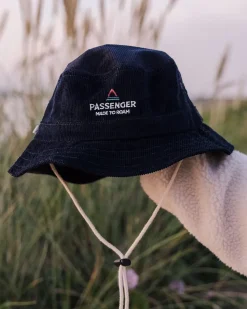 Passenger Accessories|Caps & Hats>Forest Recycled Cord Bucket Hat Deep Navy