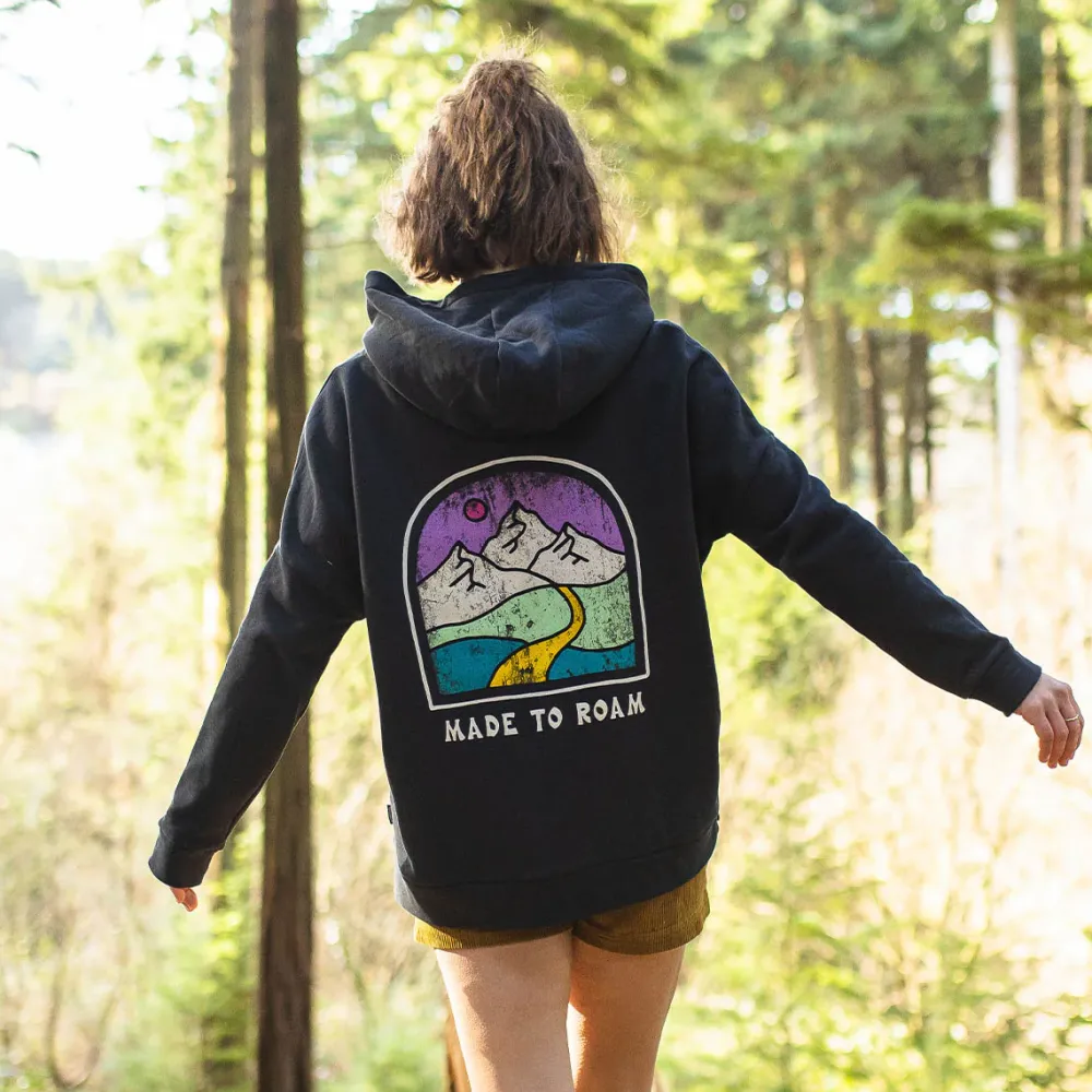 Passenger Hoodies & Sweatshirts>Friday Collective Recycled Cotton Hoodie Black