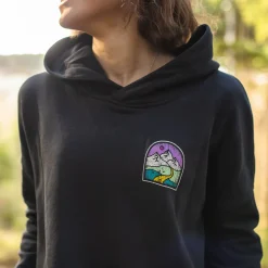 Passenger Hoodies & Sweatshirts>Friday Collective Recycled Cotton Hoodie Black
