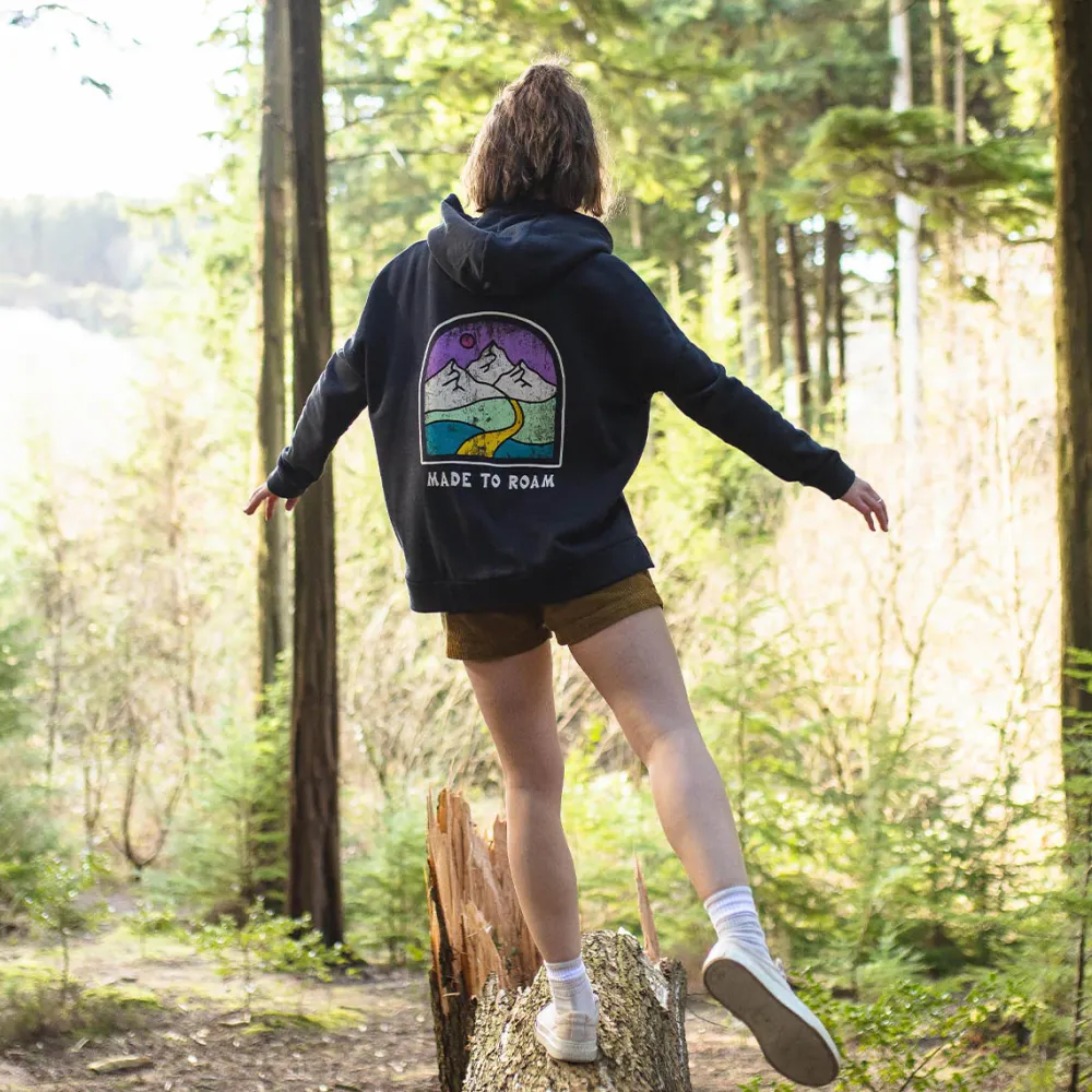 Passenger Hoodies & Sweatshirts>Friday Collective Recycled Cotton Hoodie Black