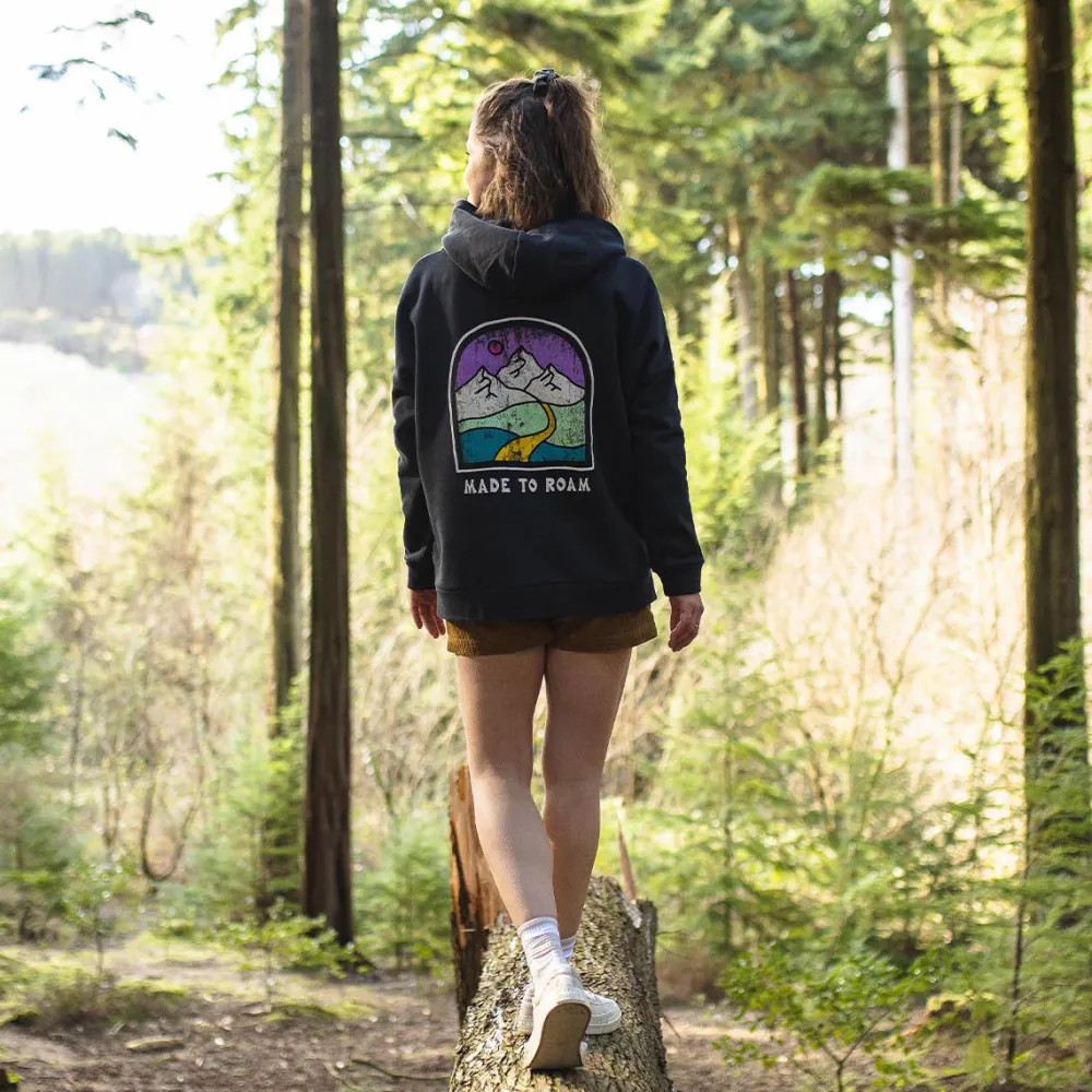 Passenger Hoodies & Sweatshirts>Friday Collective Recycled Cotton Hoodie Black