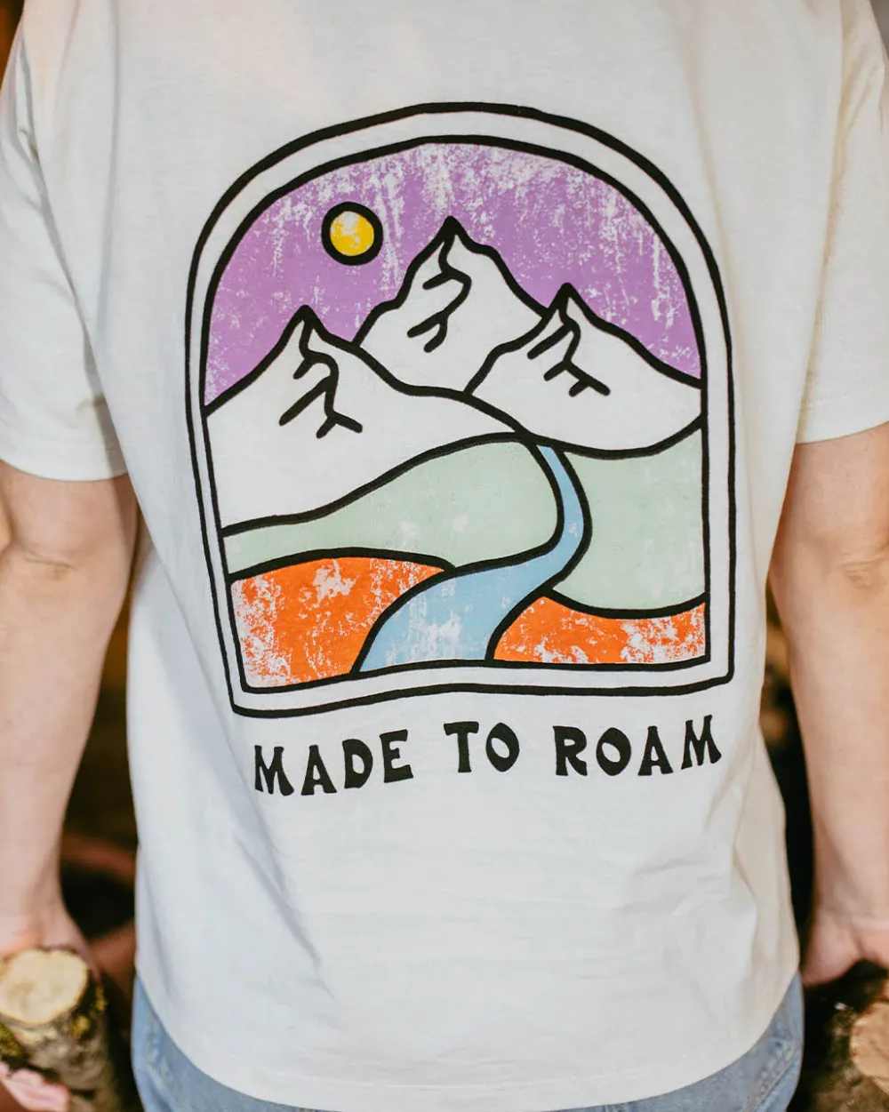 Passenger Tops & T-Shirts>Friday Collective Recycled Cotton T-Shirt Birch