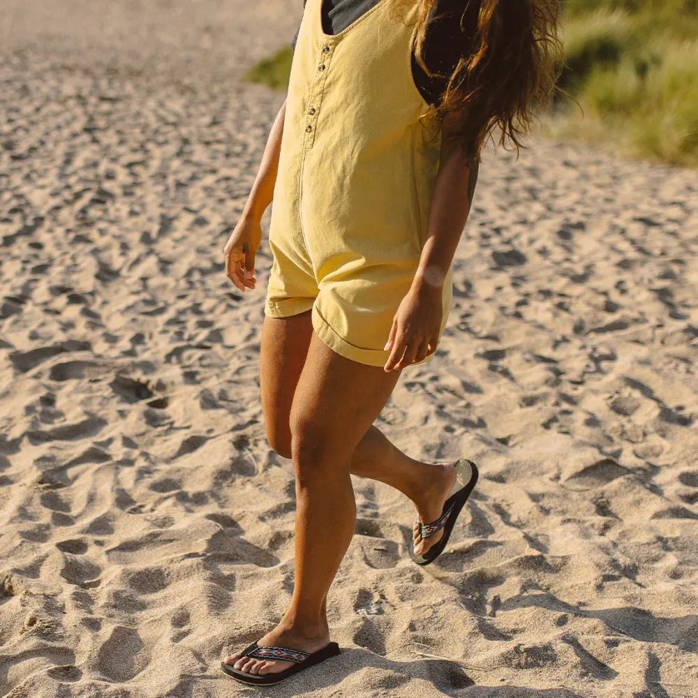 Passenger Shorts|Jumpsuits & Playsuits>Fun Days Recycled Cord Playsuit Jojoba