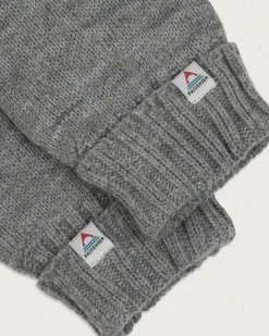 Passenger Accessories|Gloves>Gale Recycled Acrylic Knitted Gloves Flecked Grey Marl