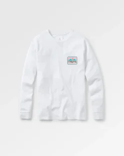 Passenger Tops & T-Shirts>Golden Hour LS T-Shirt White