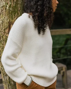 Passenger Knitwear|Women's Outlet>Gondwana Classic Knitted Jumper Off White