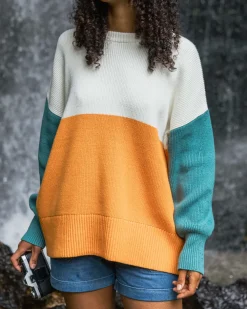 Passenger Knitwear|Women's Outlet>Gondwana Organic Oversized Knitted Jumper Apricot