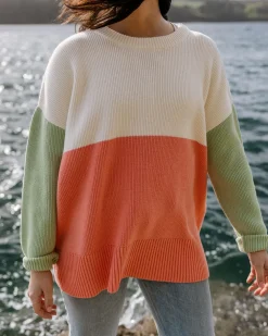 Passenger Knitwear|Winter Road Trip Essentials>Gondwana Organic Oversized Knitted Jumper Shell Pink