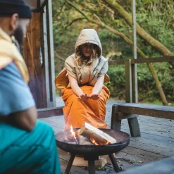 Passenger Accessories|Blankets>Good Times Recycled Sleep Sack Chinchilla Brown/ Sunrise Orange